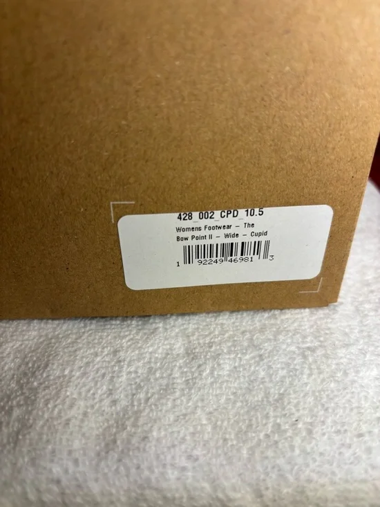 Rothy's Red Pointed Bow Knit Flats Cupid -WIDE- - Picture 5 of 5